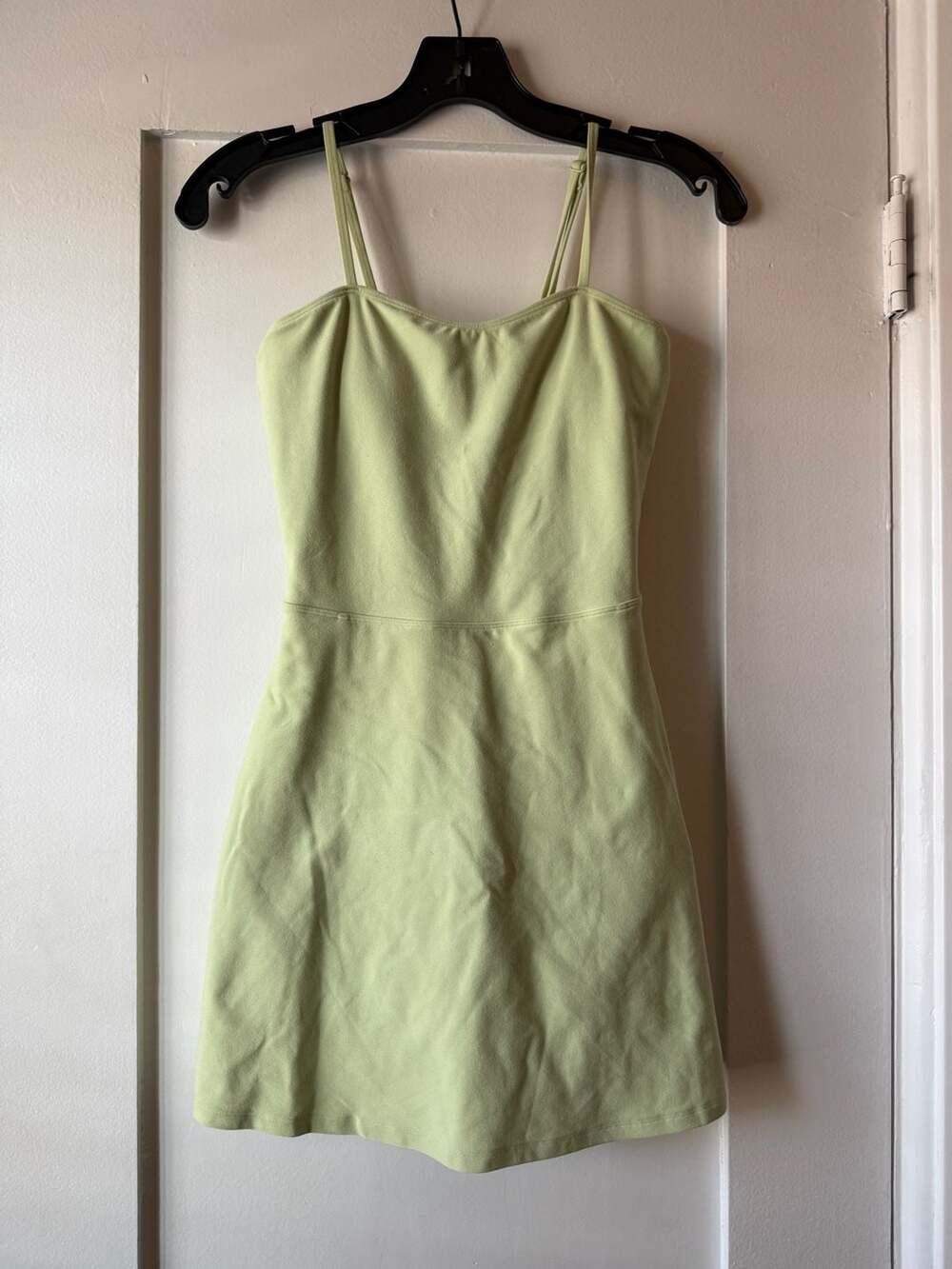 Alo Yoga Airbrush Sweet Escape Dress Lime Green XS
